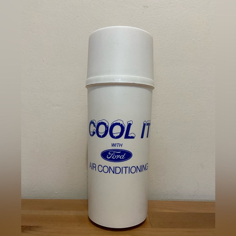 *Cool It* With Ford Air Conditioning Thermos RARE Vintage Collectible USA